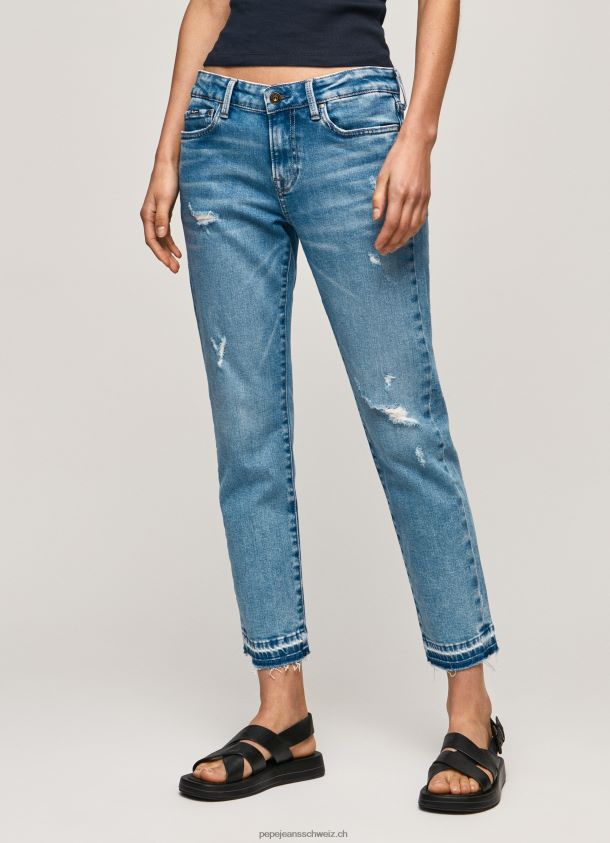 Jolie-Jeans mit normaler Passform und mittelhohem Bund Frauen Pepe Jeans Denim 84XH6T29