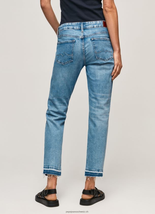 Jolie-Jeans mit normaler Passform und mittelhohem Bund Frauen Pepe Jeans Denim 84XH6T29