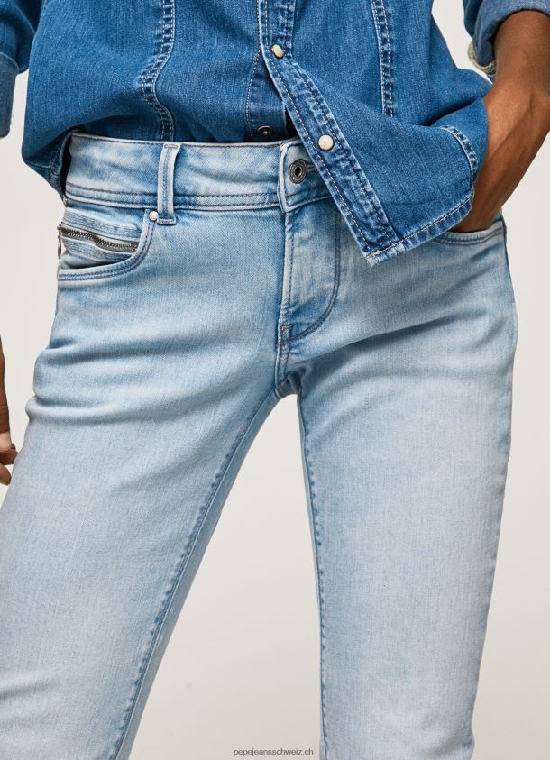 New Brooke Jeans mit normaler Passform und mittelhohem Bund Frauen Pepe Jeans Denim 84XH6T10