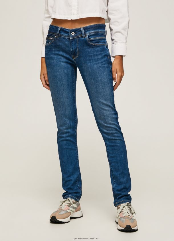 New Brooke Jeans mit normaler Passform und mittelhohem Bund Frauen Pepe Jeans Denim 84XH6T11