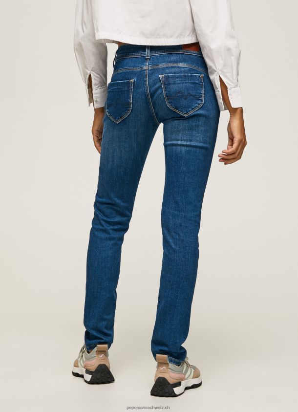 New Brooke Jeans mit normaler Passform und mittelhohem Bund Frauen Pepe Jeans Denim 84XH6T11