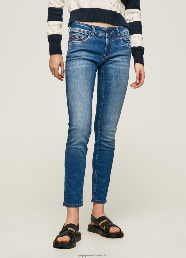 New Brooke Jeans mit normaler Passform und mittelhohem Bund Frauen Pepe Jeans Denim 84XH6T8