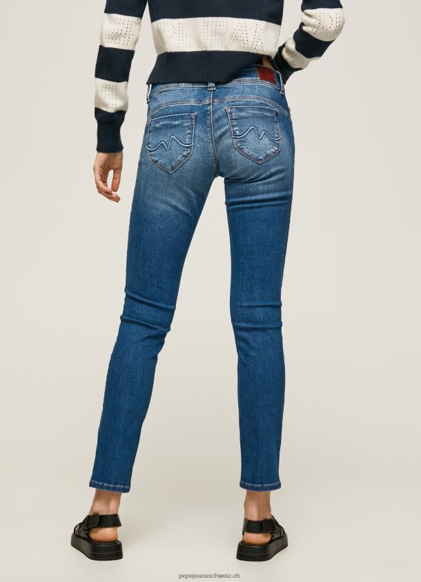 New Brooke Jeans mit normaler Passform und mittelhohem Bund Frauen Pepe Jeans Denim 84XH6T8