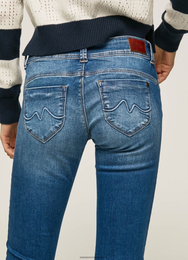 New Brooke Jeans mit normaler Passform und mittelhohem Bund Frauen Pepe Jeans Denim 84XH6T8