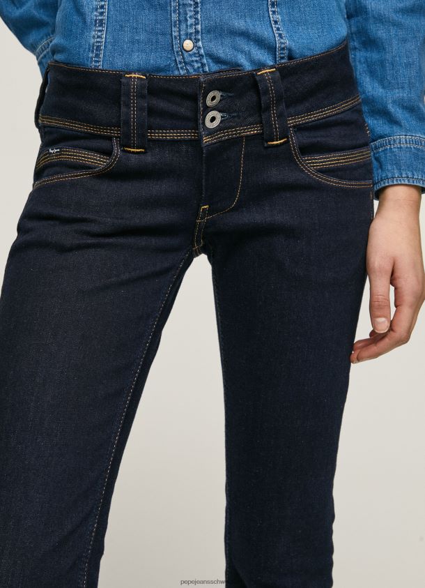 Venus gerade geschnittene Jeans mit niedriger Taille Frauen Pepe Jeans Denim 84XH6T37