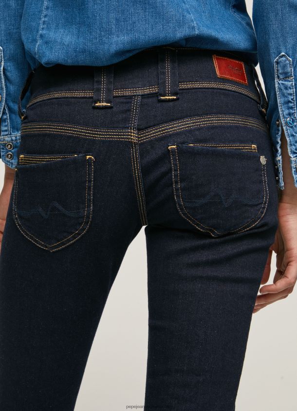 Venus gerade geschnittene Jeans mit niedriger Taille Frauen Pepe Jeans Denim 84XH6T37