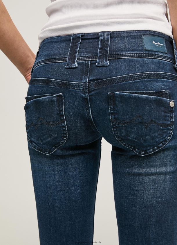 Venus gerade geschnittene Jeans mit niedriger Taille Frauen Pepe Jeans Denim 84XH6T3
