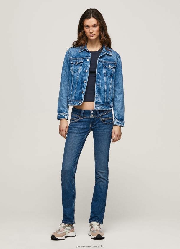 Venus gerade geschnittene Jeans mit niedriger Taille Frauen Pepe Jeans Denim 84XH6T5