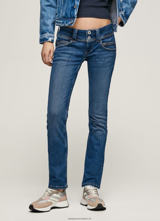 Venus gerade geschnittene Jeans mit niedriger Taille Frauen Pepe Jeans Denim 84XH6T5