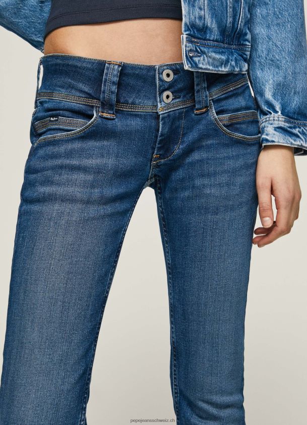 Venus gerade geschnittene Jeans mit niedriger Taille Frauen Pepe Jeans Denim 84XH6T5
