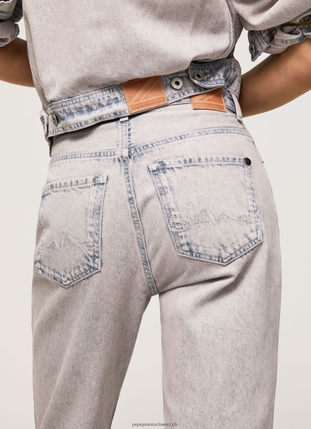 celyn normal geschnittene jeans mit hoher taille Frauen Pepe Jeans Denim 84XH6T17