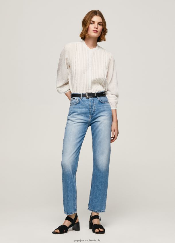 celyn normal geschnittene jeans mit hoher taille Frauen Pepe Jeans Denim 84XH6T25