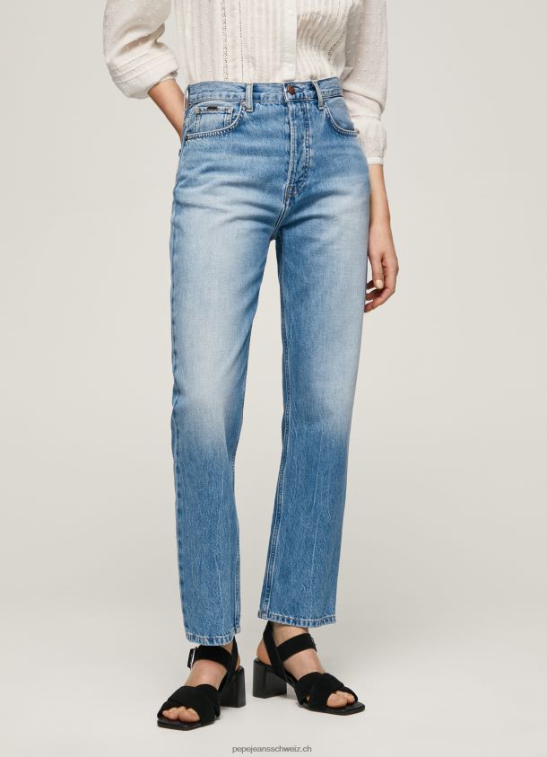 celyn normal geschnittene jeans mit hoher taille Frauen Pepe Jeans Denim 84XH6T25