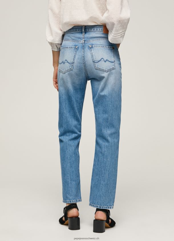 celyn normal geschnittene jeans mit hoher taille Frauen Pepe Jeans Denim 84XH6T25