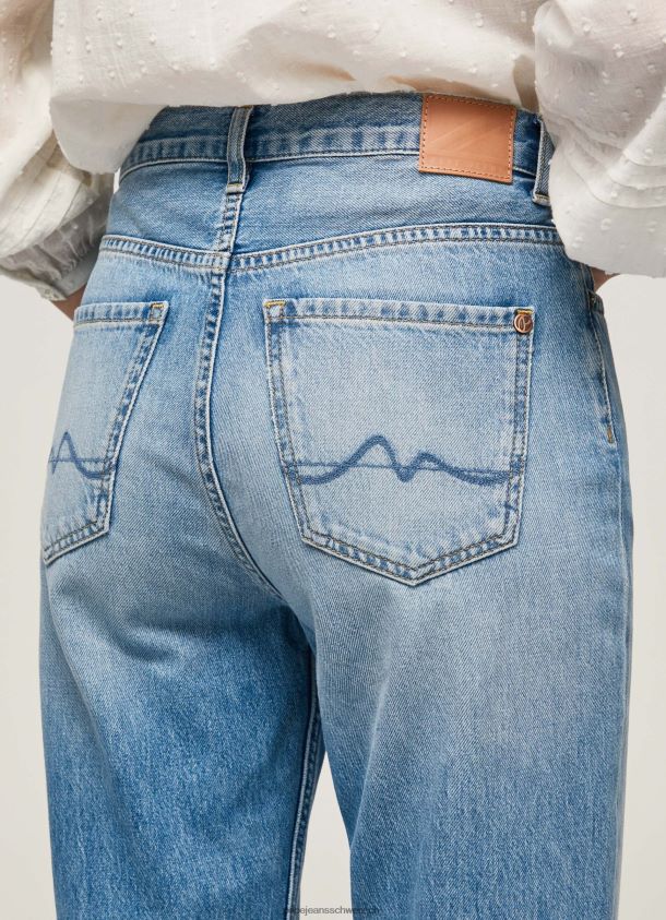 celyn normal geschnittene jeans mit hoher taille Frauen Pepe Jeans Denim 84XH6T25