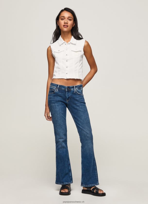 neue pimlico normal geschnittene jeans mit mittlerer taille Frauen Pepe Jeans Denim 84XH6T36