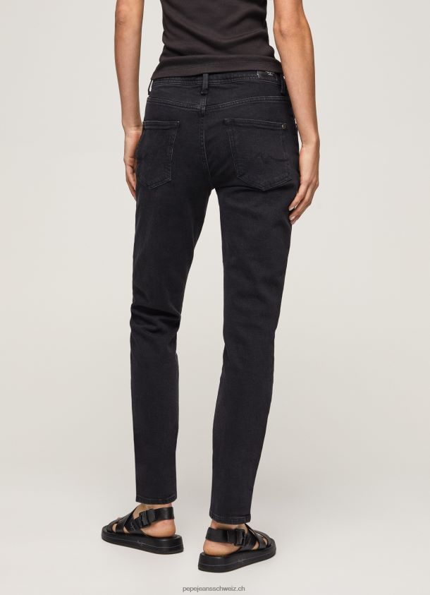 Violette, locker sitzende, hoch taillierte Jeans Frauen Pepe Jeans Denim 84XH6T92