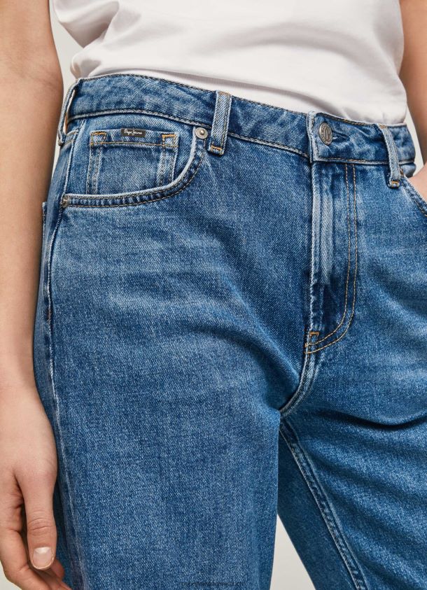 ani locker geschnittene mittelhohe Jeans Frauen Pepe Jeans Denim 84XH6T87