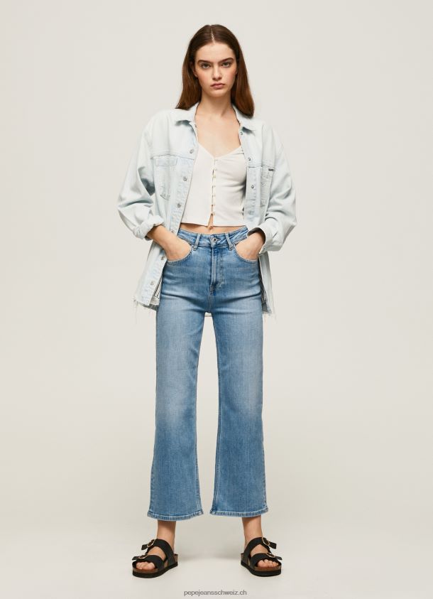 lexa himmelhohe taillenjeans mit weiter passform Frauen Pepe Jeans Denim 84XH6T90