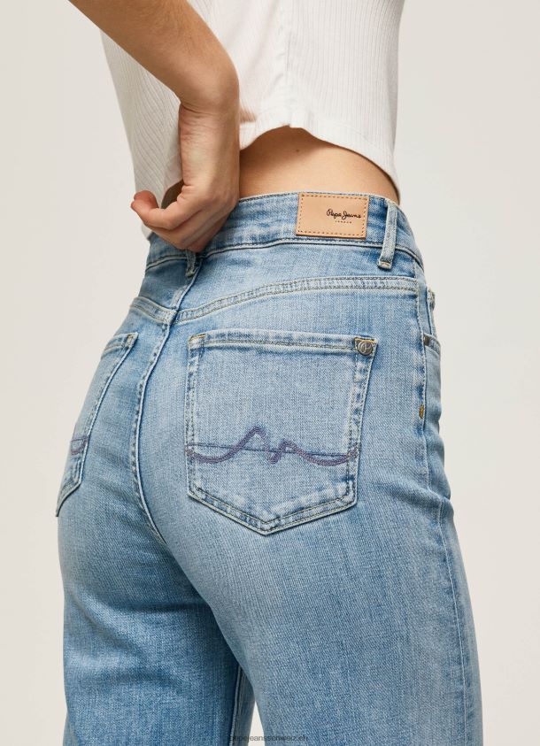 lexa himmelhohe taillenjeans mit weiter passform Frauen Pepe Jeans Denim 84XH6T90
