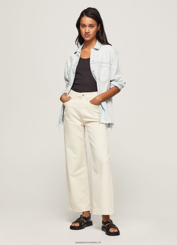 lexa himmelweite jeans mit hoher taille Frauen Pepe Jeans Denim 84XH6T94