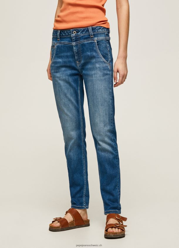 Carey Jeans mit lockerer Passform und mittelhohem Bund Frauen Pepe Jeans Denim 84XH6T80