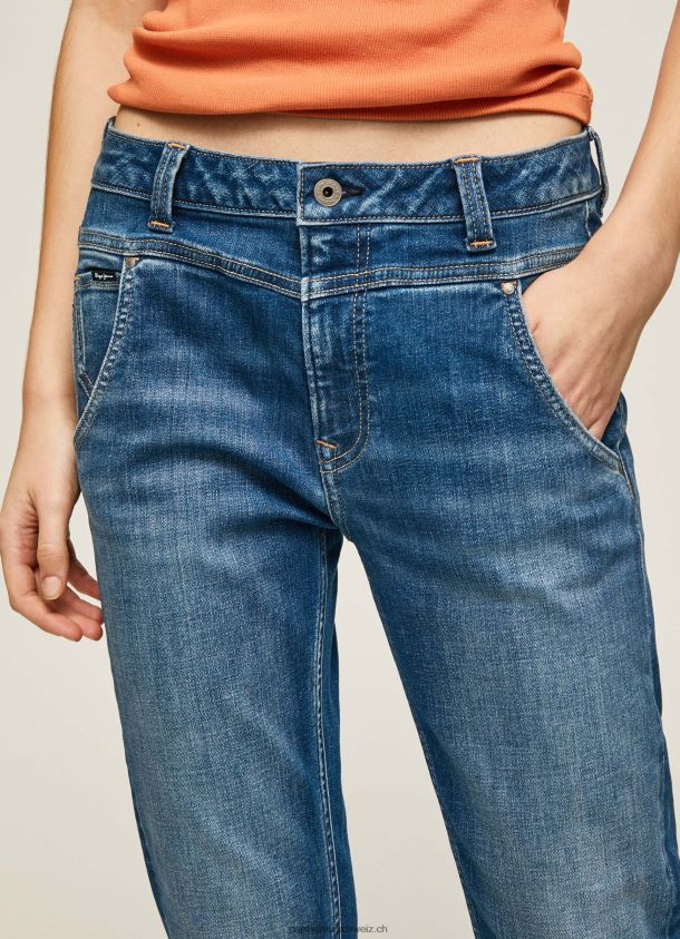 Carey Jeans mit lockerer Passform und mittelhohem Bund Frauen Pepe Jeans Denim 84XH6T80