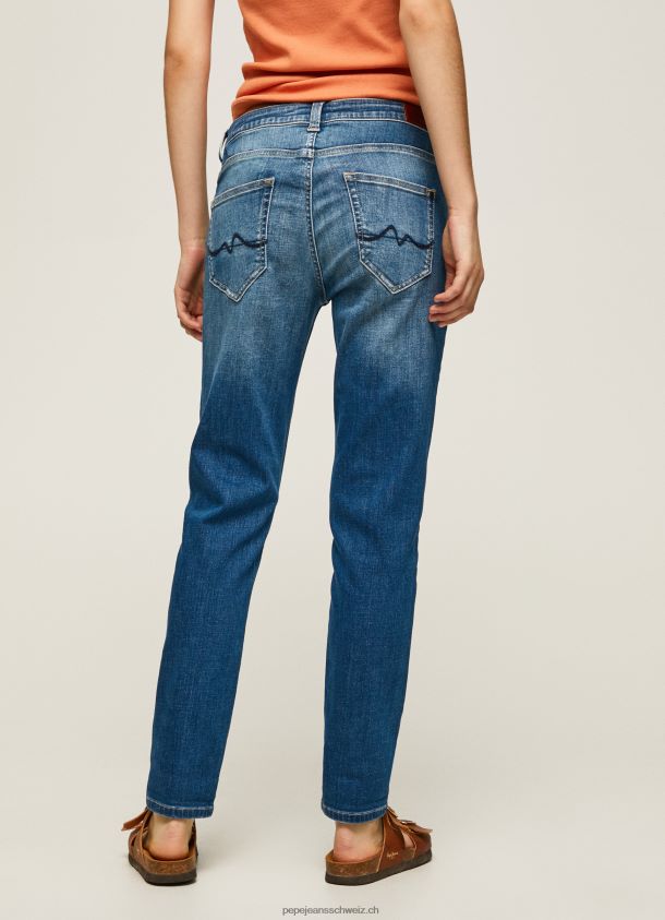 Carey Jeans mit lockerer Passform und mittelhohem Bund Frauen Pepe Jeans Denim 84XH6T80