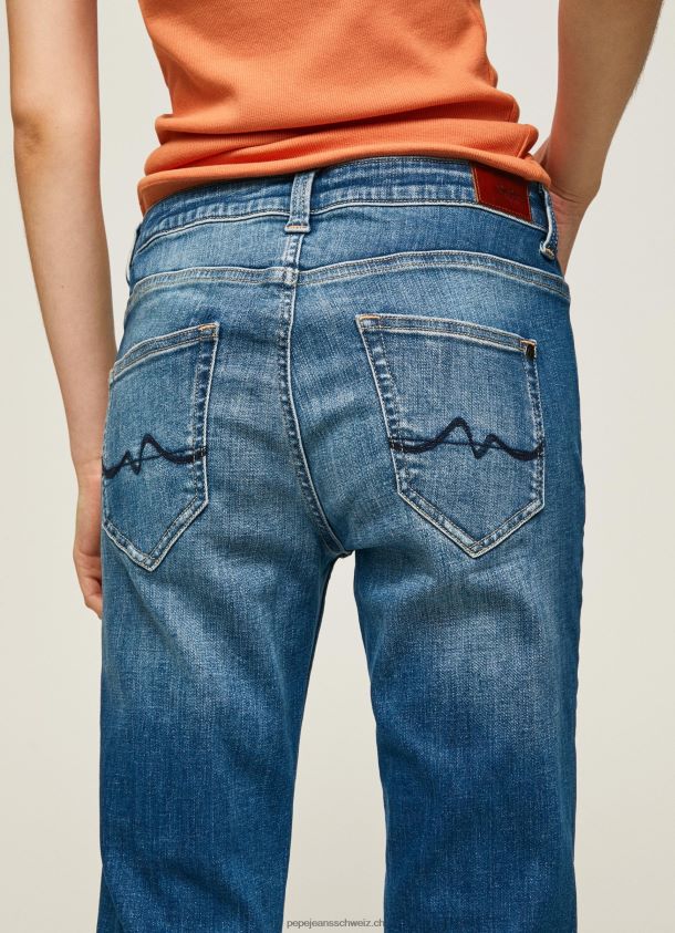 Carey Jeans mit lockerer Passform und mittelhohem Bund Frauen Pepe Jeans Denim 84XH6T80