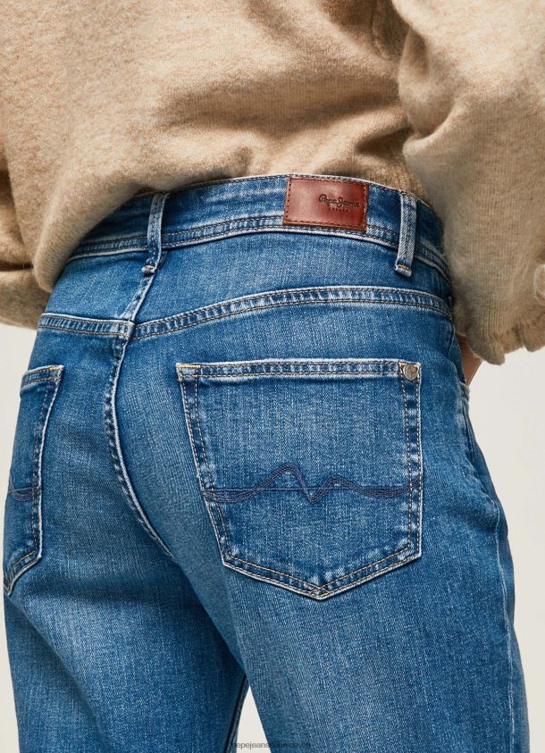Violette Mom-Carrot-Fit-Jeans mit hoher Taille Frauen Pepe Jeans Denim 84XH6T82