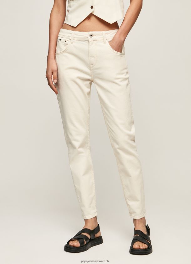 Violette Mom-Carrot-Fit-Jeans mit hoher Taille Frauen Pepe Jeans Denim 84XH6T93