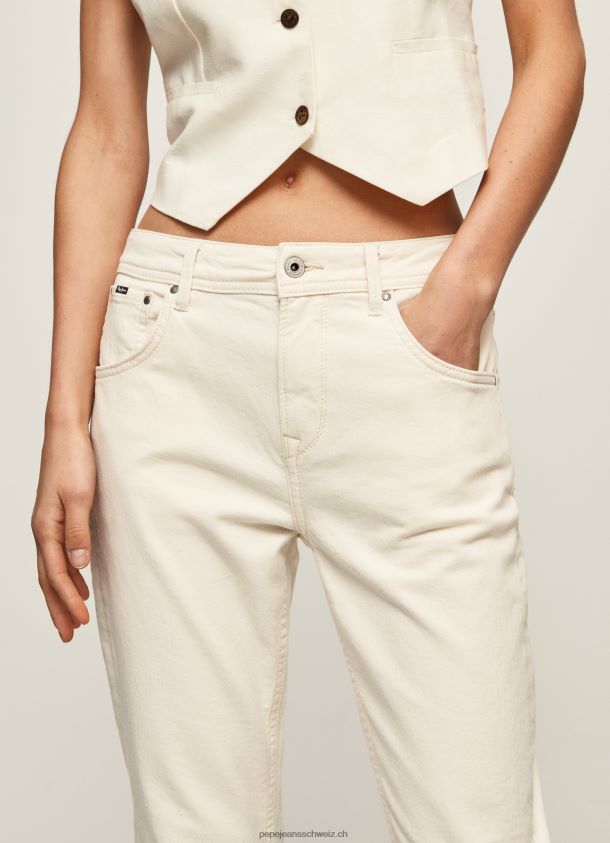 Violette Mom-Carrot-Fit-Jeans mit hoher Taille Frauen Pepe Jeans Denim 84XH6T93