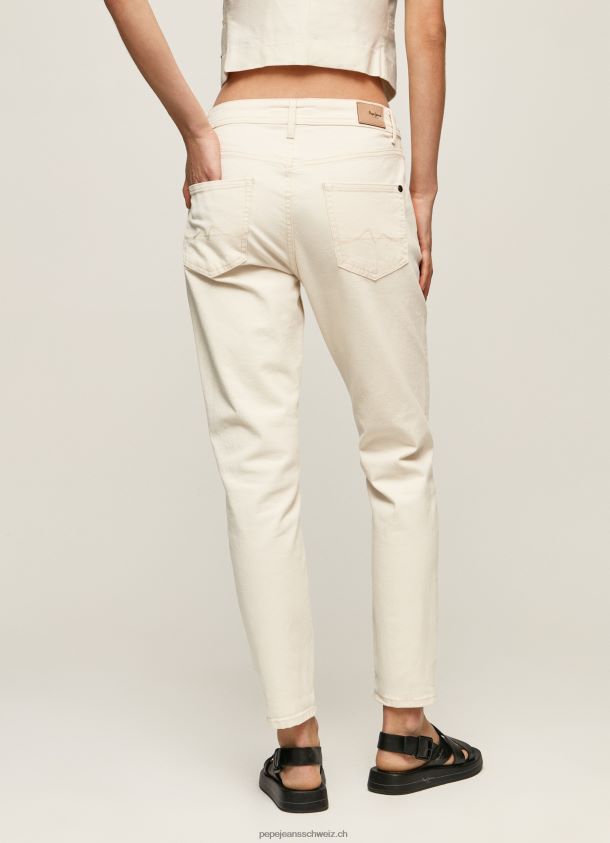Violette Mom-Carrot-Fit-Jeans mit hoher Taille Frauen Pepe Jeans Denim 84XH6T93