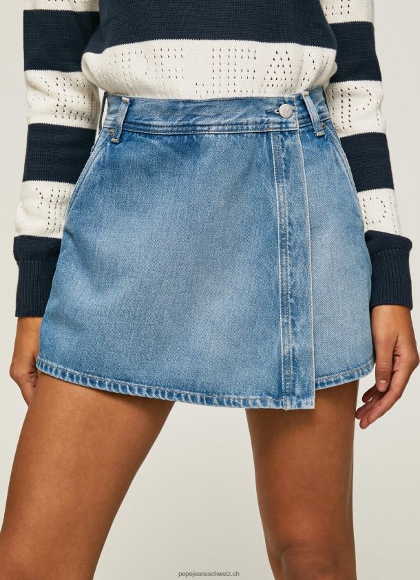 Jeansrock-Shorts in normaler Passform Frauen Pepe Jeans Denim 84XH6T509