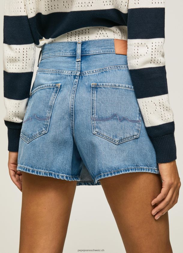 Jeansrock-Shorts in normaler Passform Frauen Pepe Jeans Denim 84XH6T509