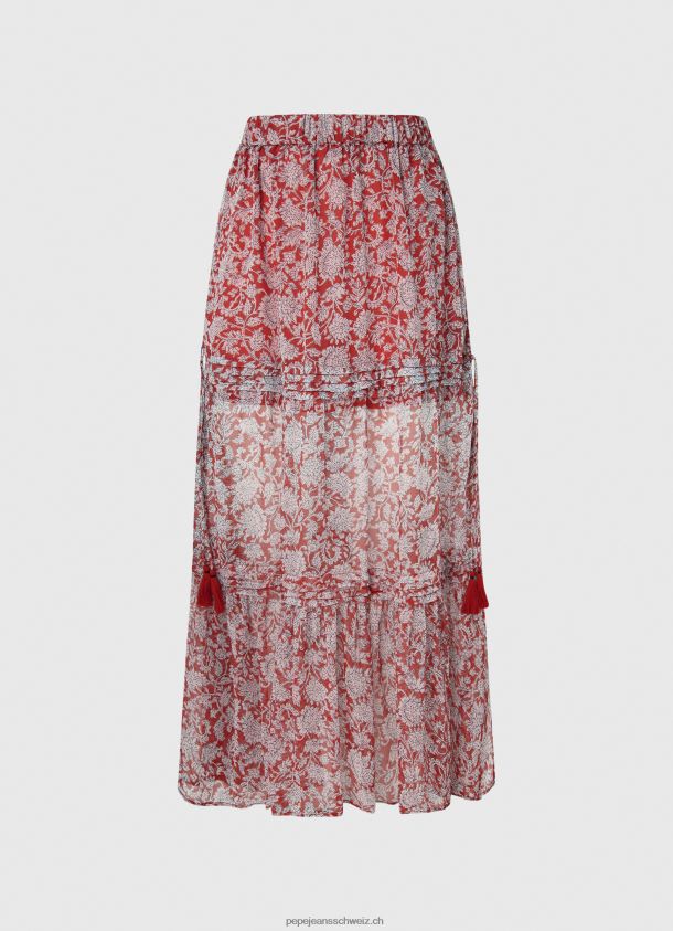 Rock mit Blumenmuster Frauen Pepe Jeans multi 84XH6T477
