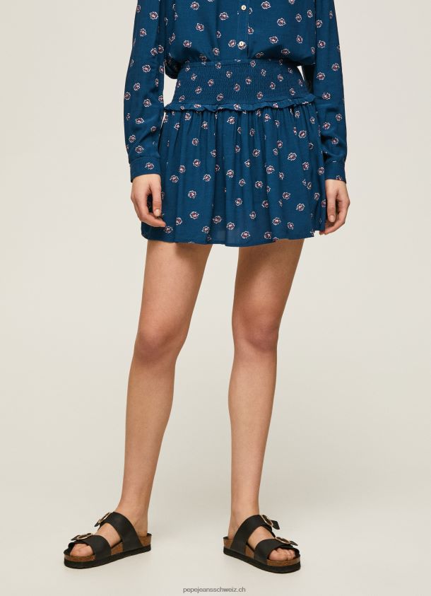 Rock mit Blumenmuster Frauen Pepe Jeans multi 84XH6T505