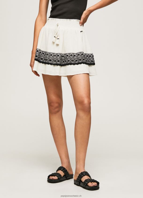 Rock mit Häkeldetails Frauen Pepe Jeans Mousse 84XH6T480