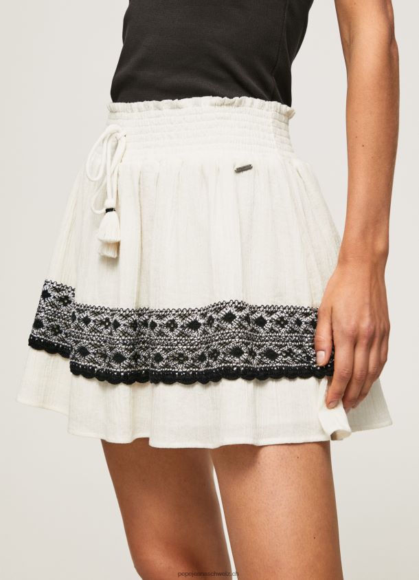 Rock mit Häkeldetails Frauen Pepe Jeans Mousse 84XH6T480