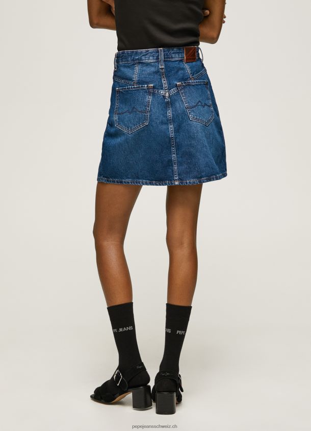 kurzer Jeansrock aus Baumwolle Frauen Pepe Jeans Denim 84XH6T99