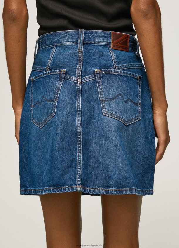 kurzer Jeansrock aus Baumwolle Frauen Pepe Jeans Denim 84XH6T99