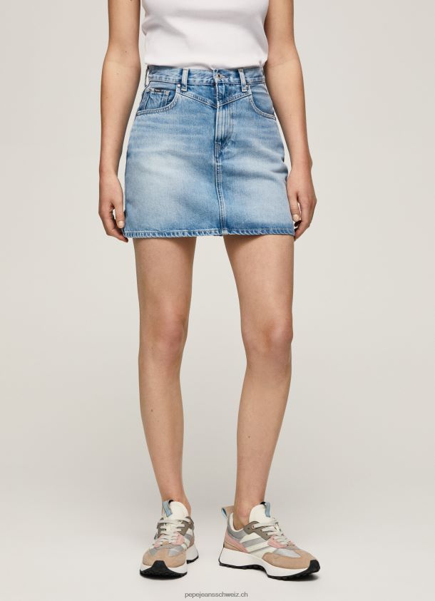 normal geschnittener Jeansrock Frauen Pepe Jeans Denim 84XH6T479
