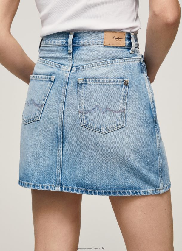 normal geschnittener Jeansrock Frauen Pepe Jeans Denim 84XH6T479