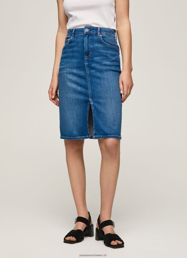 normal geschnittener Jeansrock Frauen Pepe Jeans Denim 84XH6T485