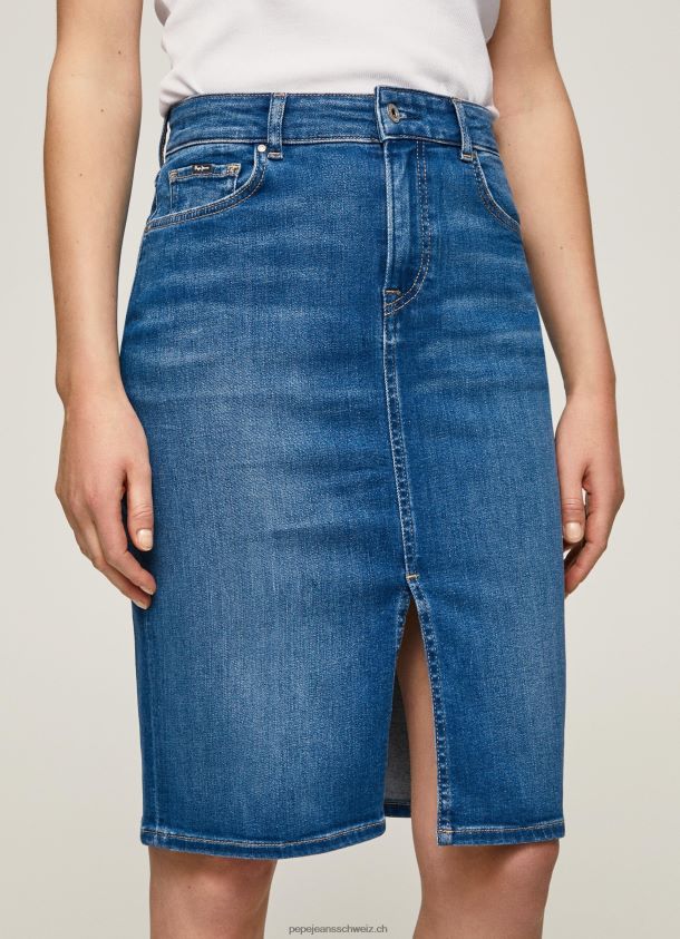 normal geschnittener Jeansrock Frauen Pepe Jeans Denim 84XH6T485