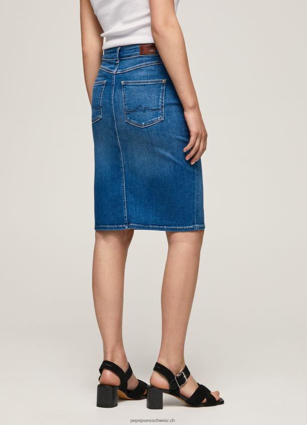 normal geschnittener Jeansrock Frauen Pepe Jeans Denim 84XH6T485