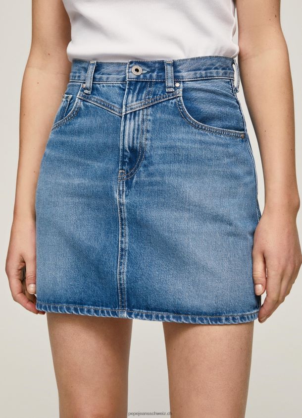 normal geschnittener Jeansrock Frauen Pepe Jeans Denim 84XH6T495