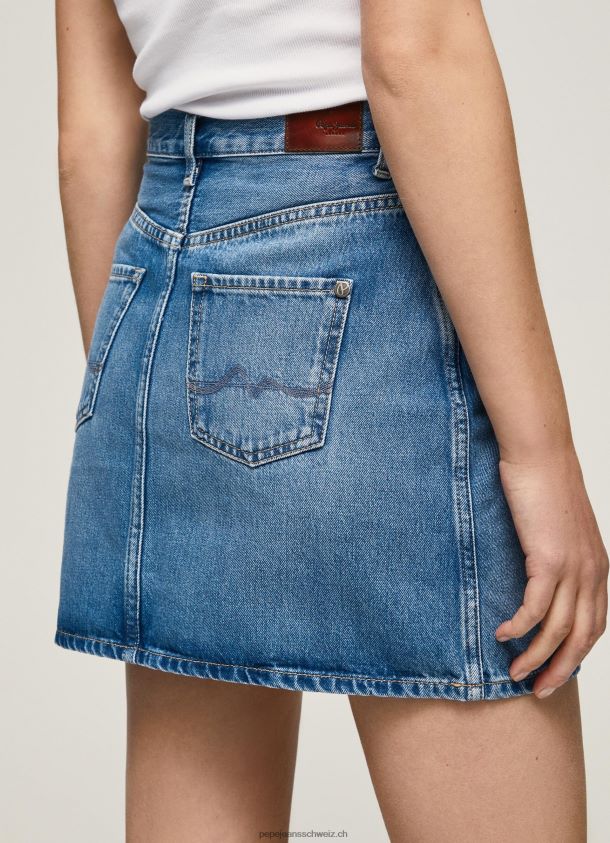 normal geschnittener Jeansrock Frauen Pepe Jeans Denim 84XH6T495