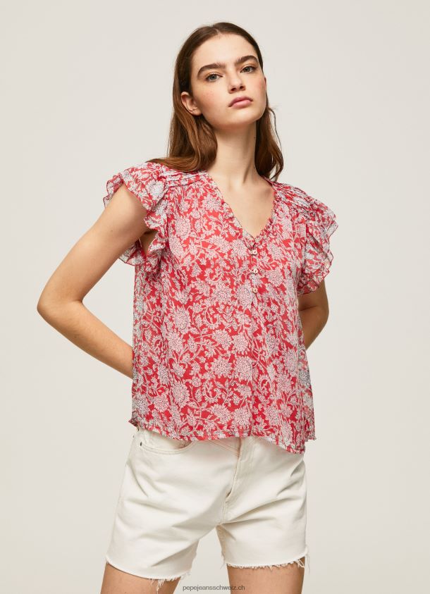 Bluse mit Blumendruck Frauen Pepe Jeans multi 84XH6T372
