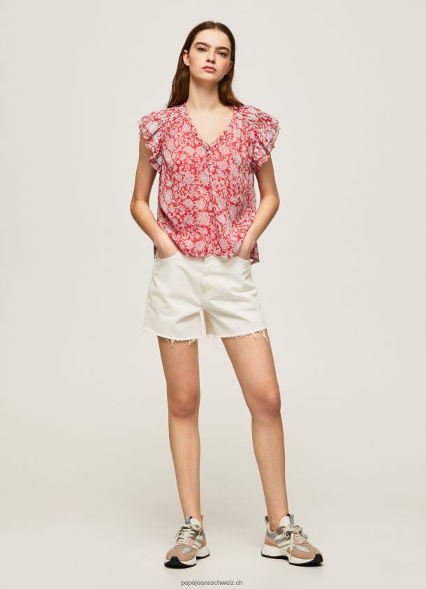 Bluse mit Blumendruck Frauen Pepe Jeans multi 84XH6T372